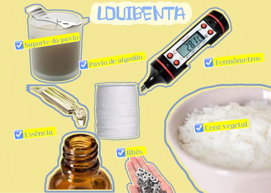 como fazer velas aromáticas, materiais para fazer velas aromaticas,